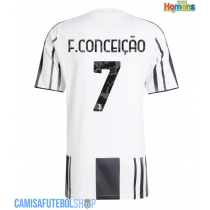 Camisa de time de futebol Juventus Francisco Conceicao #7 Replicas 1º Equipamento 2025-26 Manga Curta
